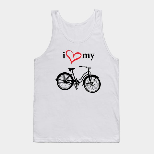 I heart my bike Tank Top by blessedpixel